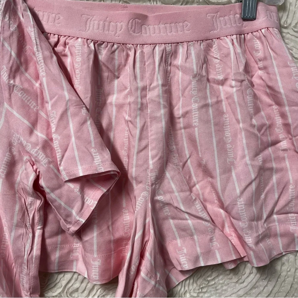 Juicy Couture Pink Coquette Girlhoodcore Shorty Pjs Pajama Set Women’s S NWT - Picture 4 of 7